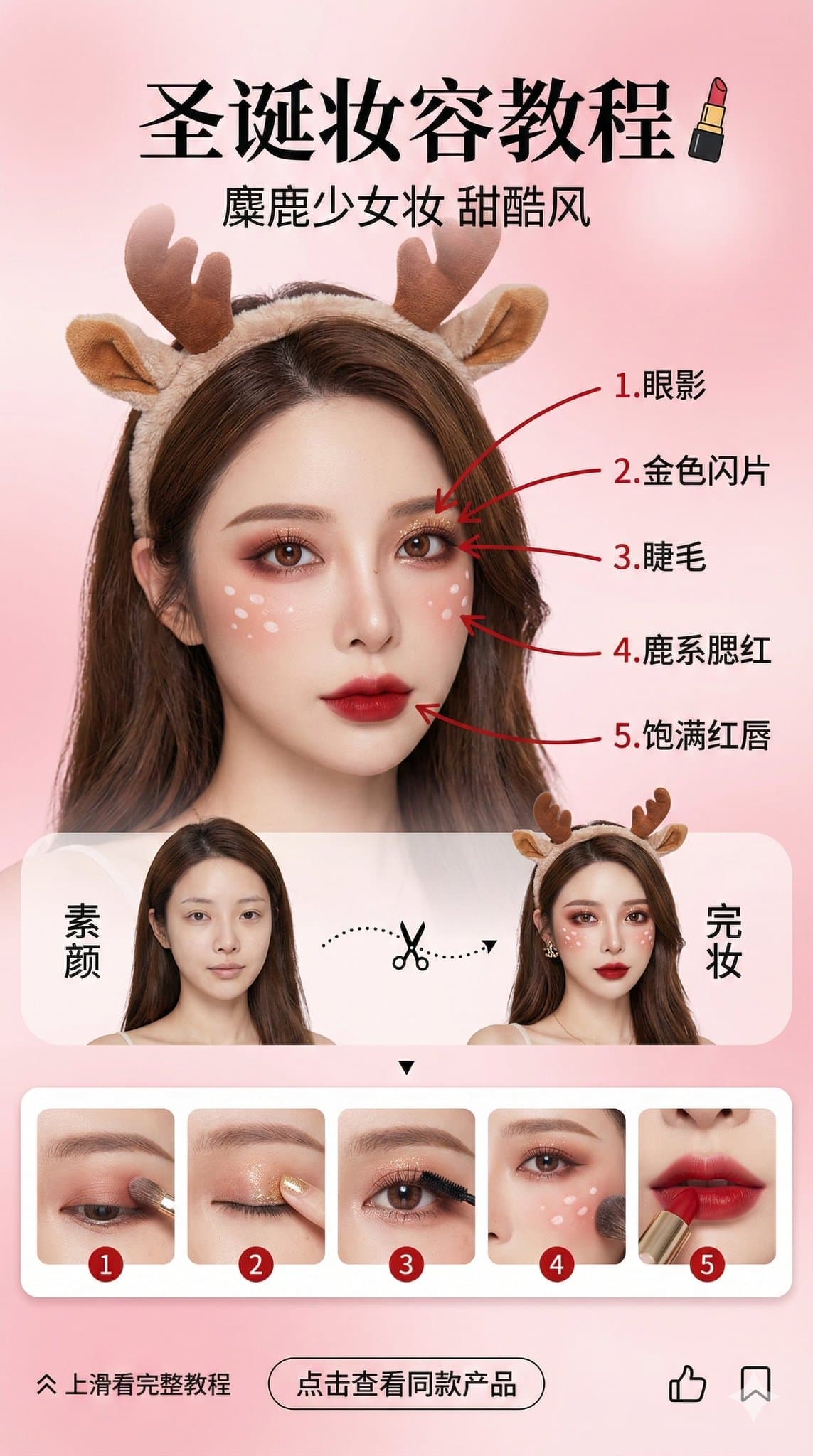 Christmas Special - Beauty Blogger's Christmas Makeup Tutorial Interface Christmas Special - Beauty Blogger's Christmas Makeup Tutorial Interface